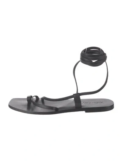 Pre-owned A.emery Leather Sandals In Black