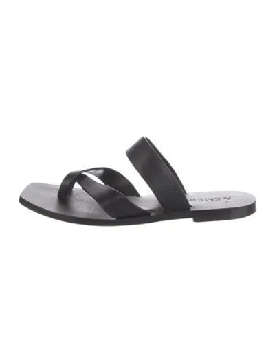 Pre-owned A.emery Leather Sandals In Black