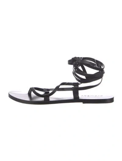 Pre-owned A.emery Leather Sandals In Black