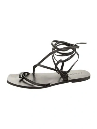 Pre-owned A.emery Leather Sandals In Black