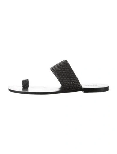 Pre-owned A.emery Leather Sandals In Black