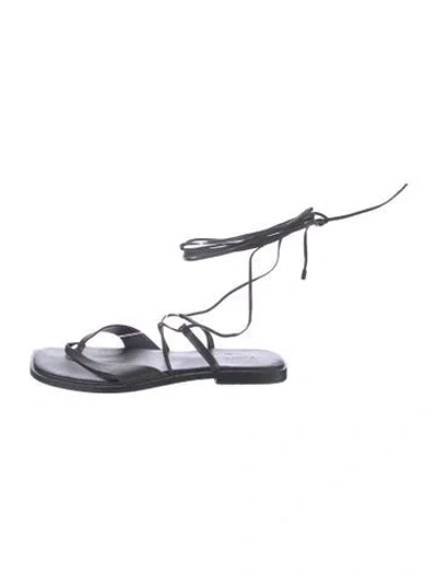 Pre-owned A.emery Leather Sandals In Black