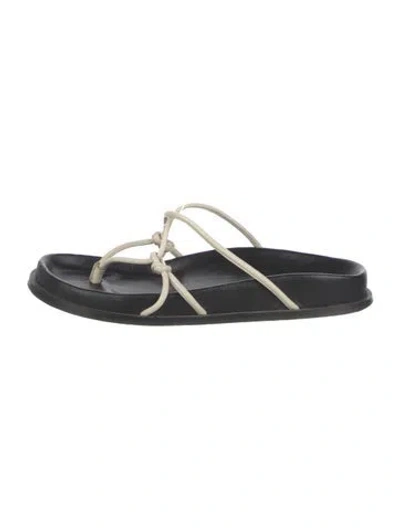 Pre-owned A.emery Leather Sandals In Black