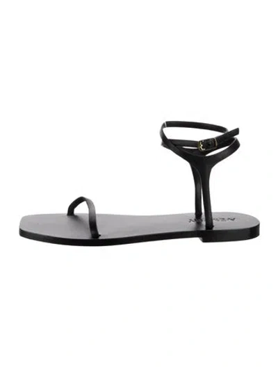 Pre-owned A.emery Leather Sandals In Black
