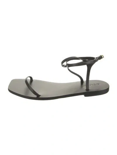 Pre-owned A.emery Leather Sandals In Black