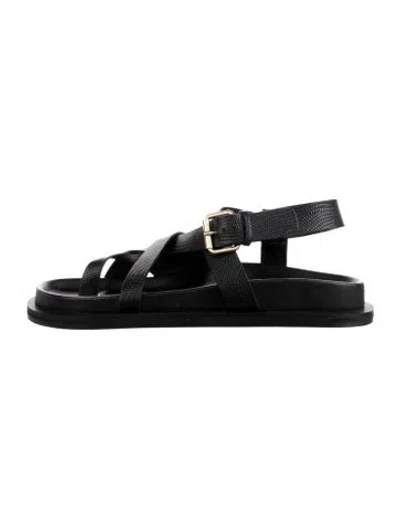 Pre-owned A.emery Leather Sandals In Black