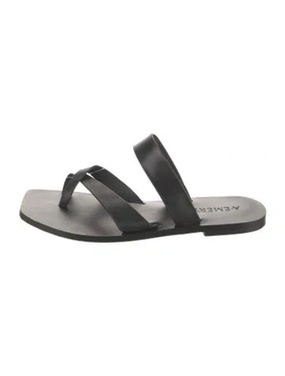 Pre-owned A.emery Leather Sandals In Black