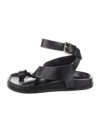 Pre-owned A.emery Leather Sandals In Black