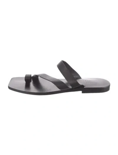 Pre-owned A.emery Leather Sandals In Black