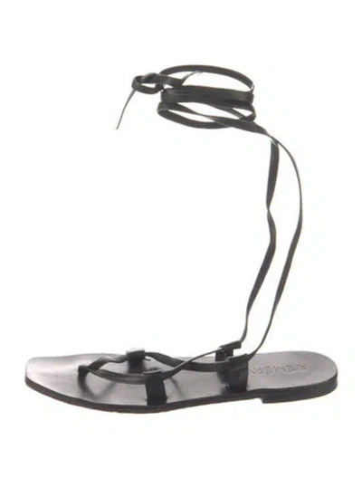Pre-owned A.emery Leather Sandals In Black