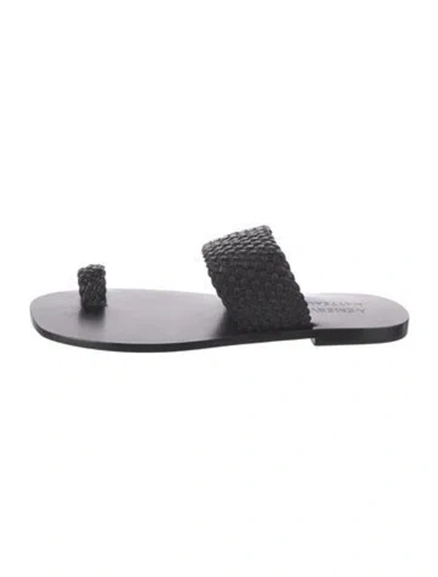 Pre-owned A.emery Leather Sandals In Black