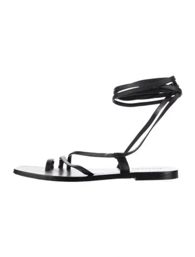 Pre-owned A.emery Leather Sandals In Black