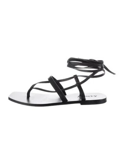 Pre-owned A.emery Leather Sandals In Black