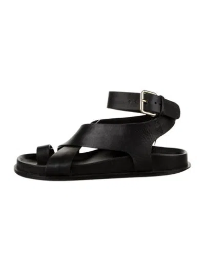 Pre-owned A.emery Leather Sandals In Black