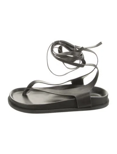 Pre-owned A.emery Leather Sandals In Black