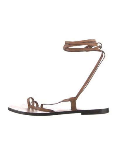 Pre-owned A.emery Leather Sandals In Brown