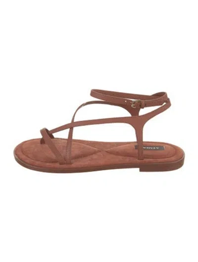 Pre-owned A.emery Leather Sandals In Brown