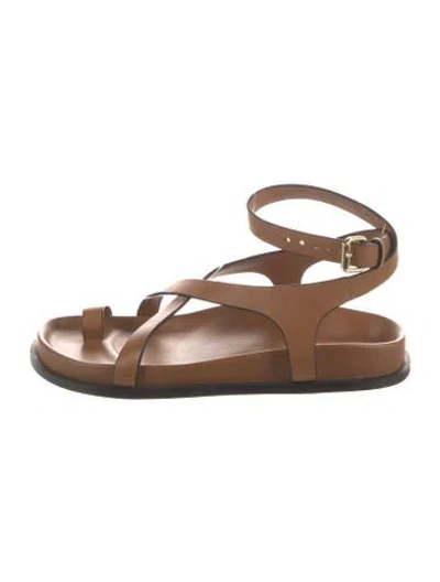 Pre-owned A.emery Leather Sandals In Brown