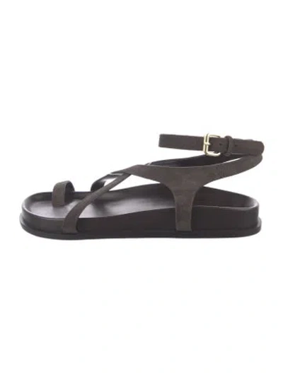 Pre-owned A.emery Leather Sandals In Brown