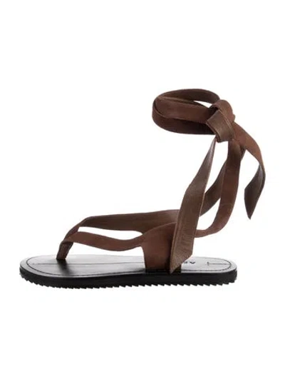 Pre-owned A.emery Leather Sandals In Brown