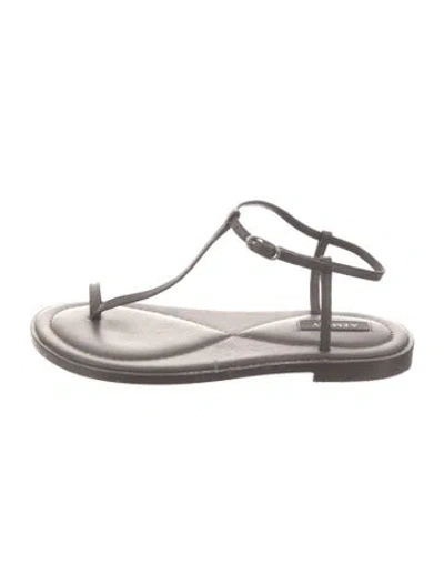 Pre-owned A.emery Leather Sandals In Grey
