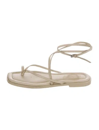 Pre-owned A.emery Leather Sandals In Neutral