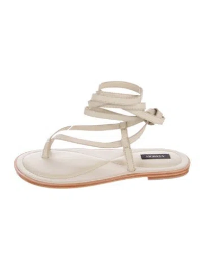 Pre-owned A.emery Leather Sandals In Neutral