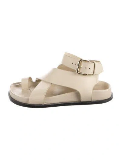Pre-owned A.emery Leather Sandals In Neutrals