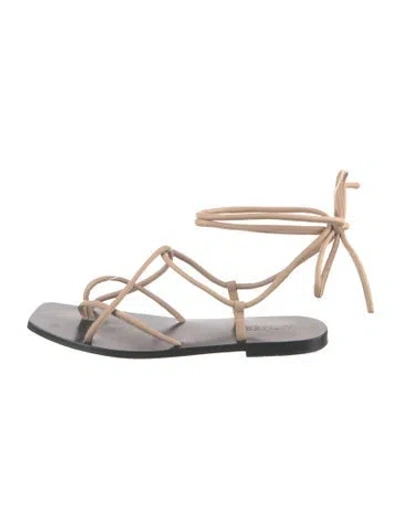 Pre-owned A.emery Leather Sandals In Neutrals
