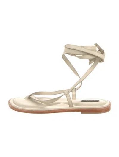 Pre-owned A.emery Leather Sandals In Neutrals