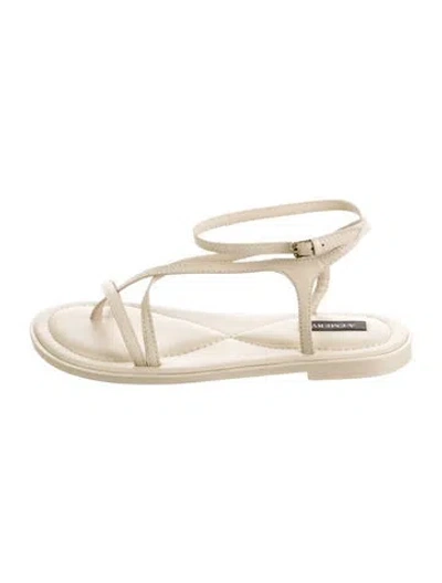 Pre-owned A.emery Leather Sandals In Neutrals