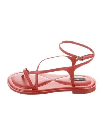 Pre-owned A.emery Leather Sandals In Red