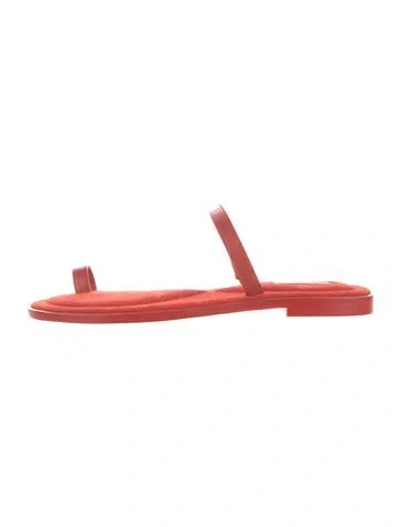 Pre-owned A.emery Leather Sandals In Red