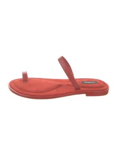 Pre-owned A.emery Leather Sandals In Red