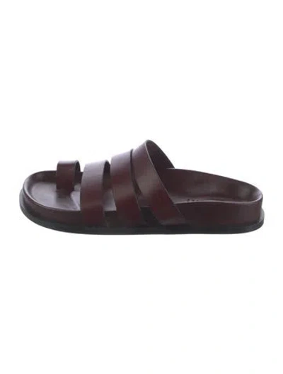 Pre-owned A.emery Leather Slides In Multi