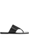 A.emery The Paton Sandals Black In Leather