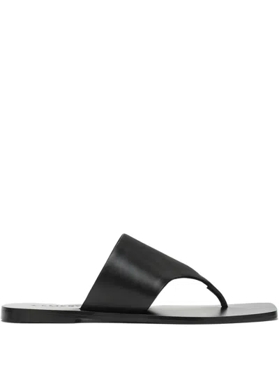 A.emery Leather Slippers In Black