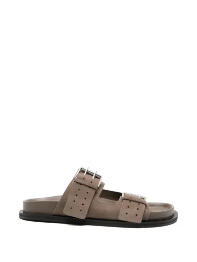 A.emery Leon Buckle-fastening Sandals In Brown