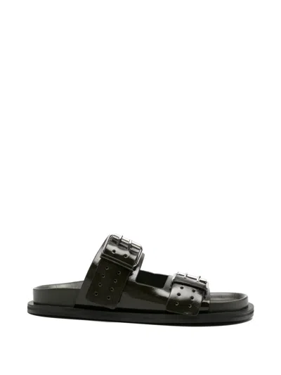 A.emery A. Emery Leon Sandals Vintage Forest In Black