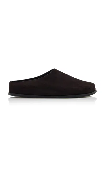 A.emery A. Emery Lou Clogs Blackberry Suede In Brown