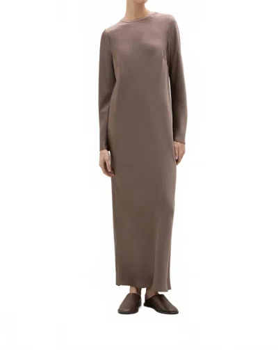 A.emery Lowe Maxi Column Dress In Mushroom In Brown