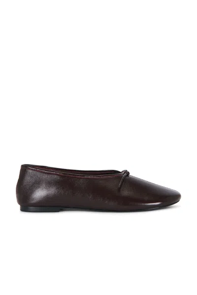 A.emery Mabel Flat In Vintage Claret