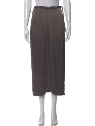 Pre-owned A.emery Midi Length Skirt In Gray