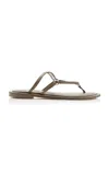 A.emery Nanaka Leather Sandals In Brown