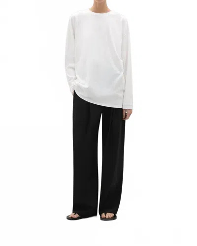 A.emery Orchid Long Sleeve T-shirt In White