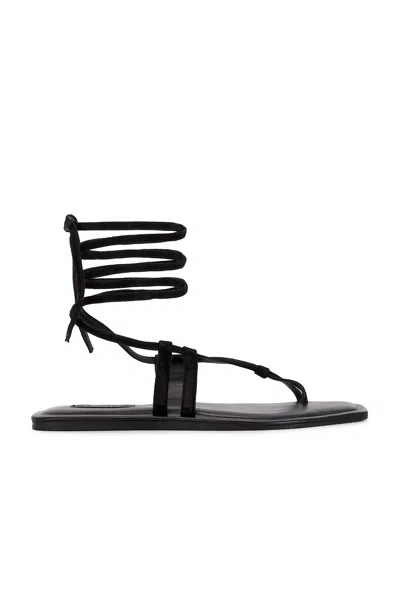 A.emery Raslo Sandal In Black Suede