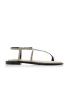A.emery Reef Linen Sandals In White