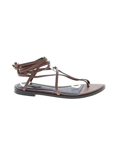 Pre-owned A.emery Sandals In Brown