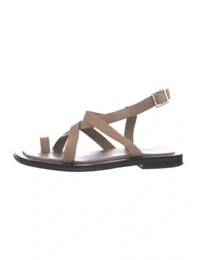 Pre-owned A.emery Suede Gladiator Sandals