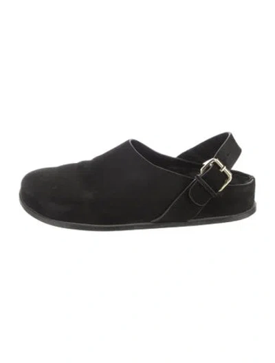 Pre-owned A.emery Suede Mules In Black